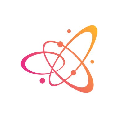 Soyut Galaxy vektör logo kavramı. Gezegen illüstrasyon soyut. Güneş sistemi konsept illüstrasyon. Galaxy işareti. Vektör logo şablonu. Tasarım öğesi.