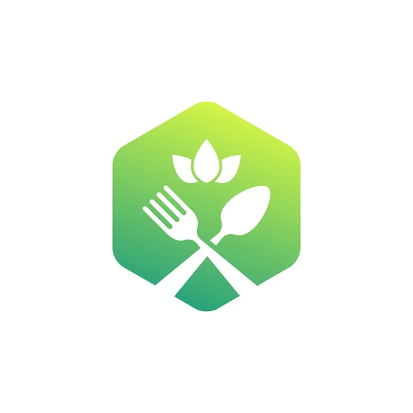 Healthy Food Symbol. Creative Design Universal vector icon. — Stock Vector