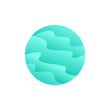 Renkli daire illüstrasyon. Yaratıcı tasarım logo