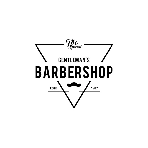 Emblema e rótulos retro Vintage Barber Shop —  Vetores de Stock