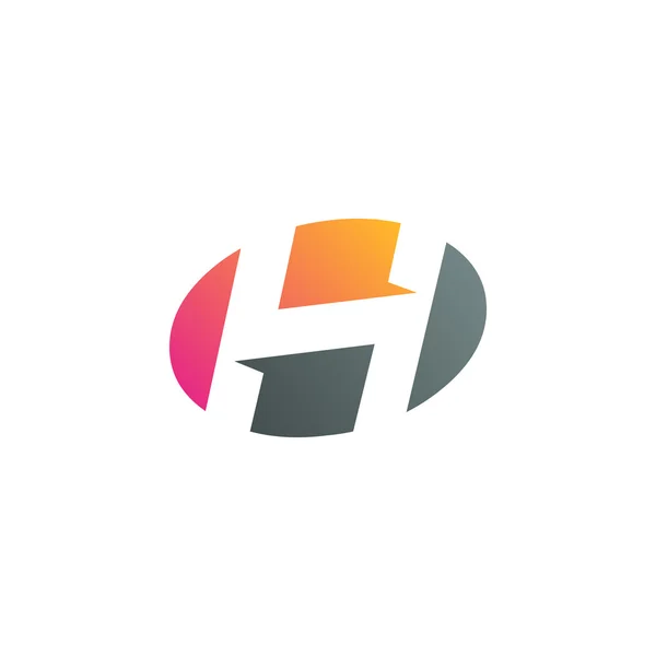 Creatieve Letter H Design — Stockvector