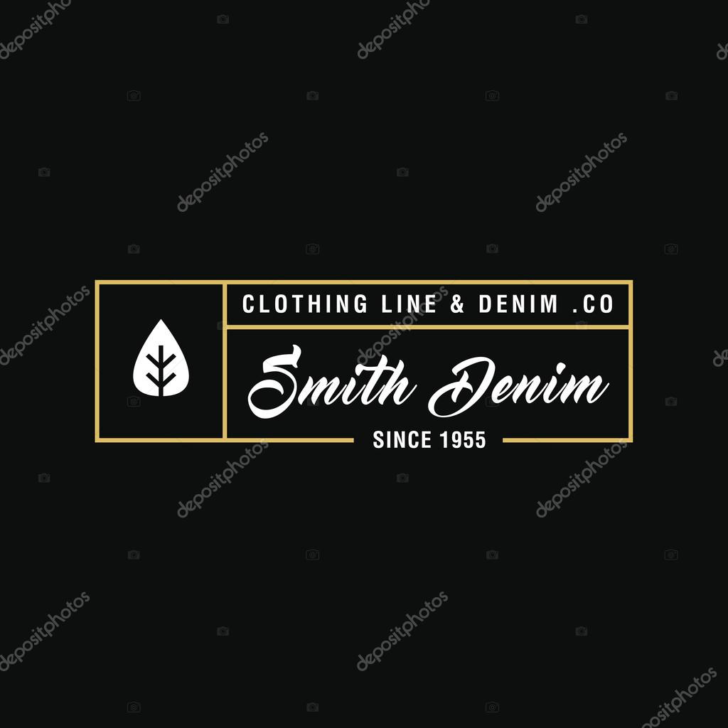 A great example of retro and vintage denim, clothing line
