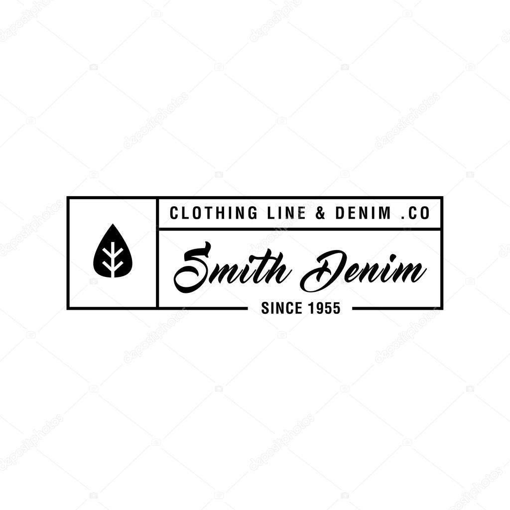 A great example of retro and vintage denim, clothing line