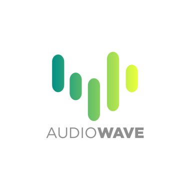 Renkli soyut çizgi, radyo sinyalleriyle iletilen teknoloji