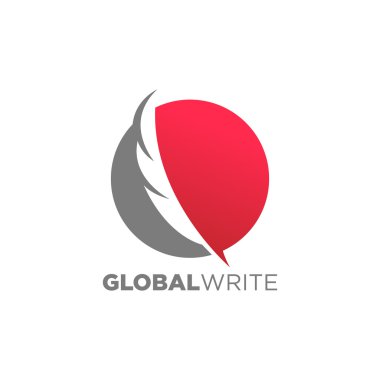 Kalem tüy daire logo