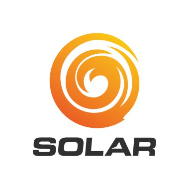 Güneş paneli teknoloji sembolü