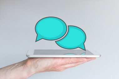 Mobile computing and communication and collaboration concept