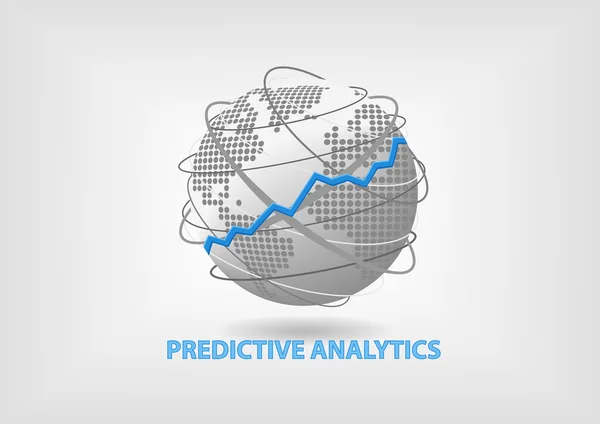 Predictive Analytics concept as vector illustration — Stock Vector