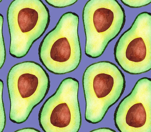 Avocado-Muster 10 — Stockfoto