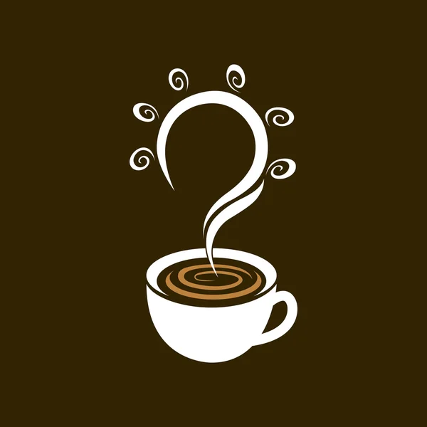 Café temps obtenir une bonne idée, conception vectorielle . — Image vectorielle