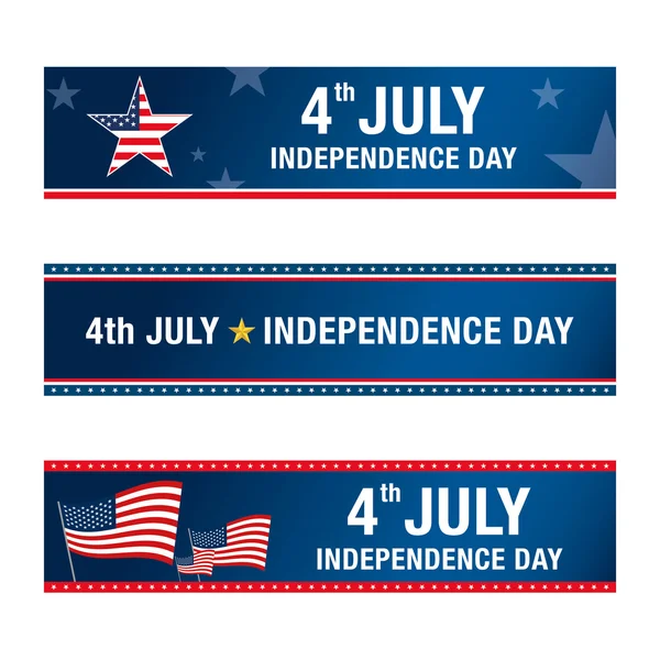 Independence day 4 th july. happy independence day. — Stock Vector