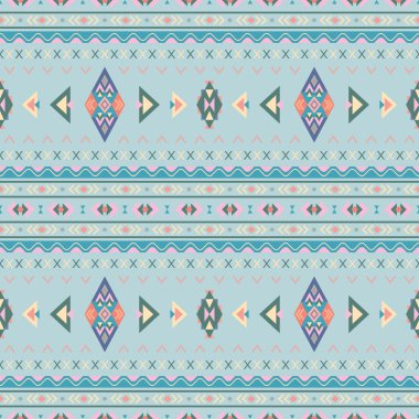 Etnik boho Dikişsiz desen. Soyut vintage süsleme. Vektör