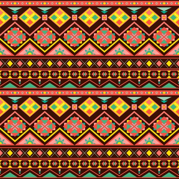 Motifs sans couture boho ethnique. Ornement vintage. Illustrtra vectoriel — Image vectorielle