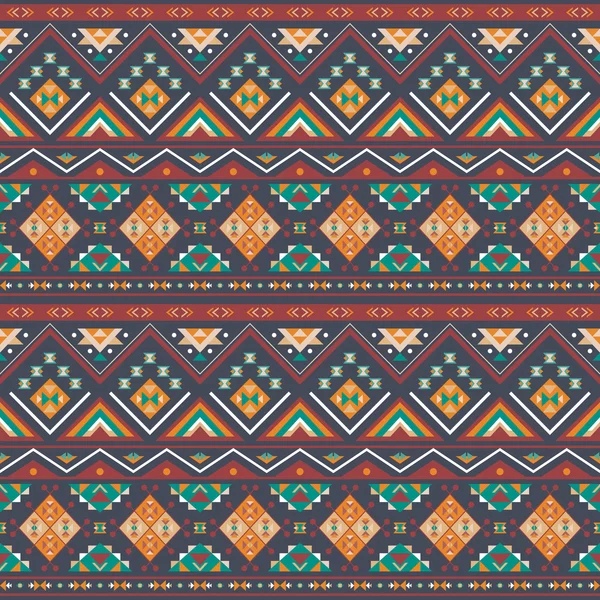 Patrones étnicos boho sin costuras. Adorno vintage. Vector ilustra — Archivo Imágenes Vectoriales