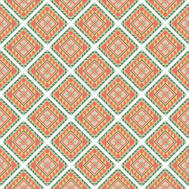 Etnik boho Dikişsiz desen. Vintage süsleme. Vektör illustra