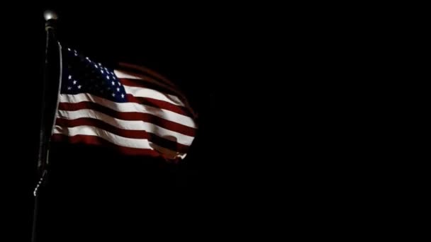 USA: S flagg — Stockvideo