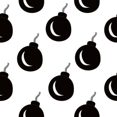 Bomba Dikişsiz desen arka plan