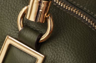 Hakiki deri çanta arka plan detayları