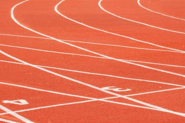 stadyumda koşu pisti