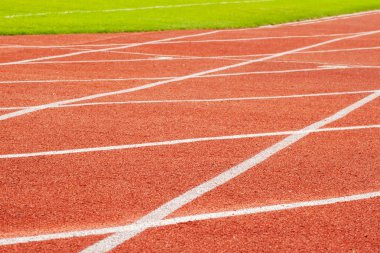 stadyumda koşu pisti