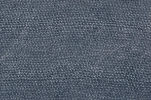 Texture Hesse de couleur bleu foncé, toile, sac avec rayures, fond vintage — Photo