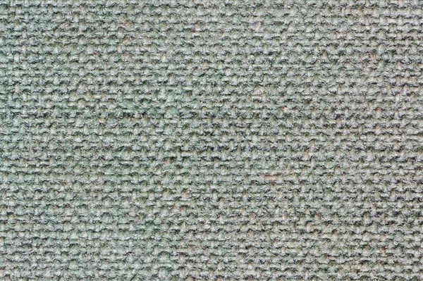 Краска мяты зеленый окрашенный холст, мешковина или мешковина, видимая текстура. Крупный план джута, текстура, винтажный фон — стоковое фото