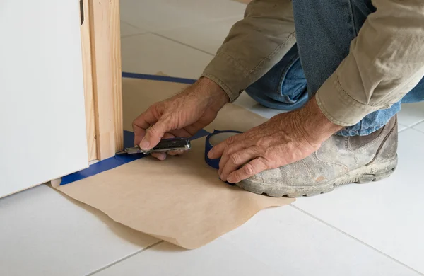 Preparación para la pintura — Foto de Stock