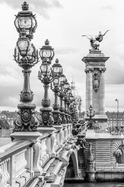 Ponte Pont Alexandre III Paris — Fotografia de Stock