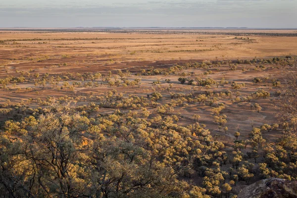 Australische outback in droogte — Stockfoto