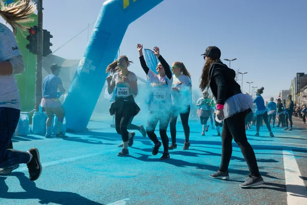 La carrera de color — Foto de Stock