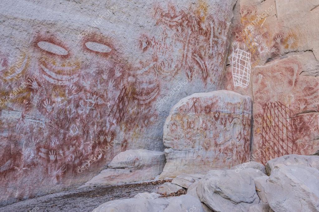 Aboriginal Rock Art, Carnarvon Stock Photo by ©SherS 111387754