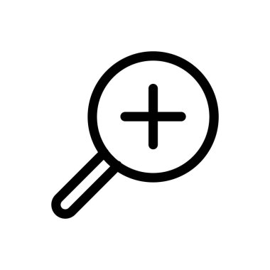 zoom outline icon vector design good for web or mobile app