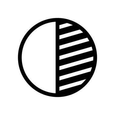 contrast solid icon vector design good for web or mobile app