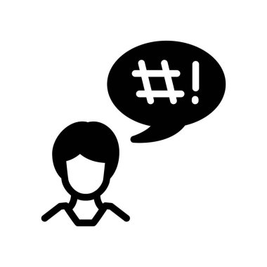 Algoritma katı simge vektör tasarımı web veya mobil uygulama için uygun