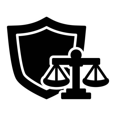 Kanun simgesi vektörü. adalet illüstrasyon işareti net simge vektör tasarımı web veya mobil uygulama için uygundur