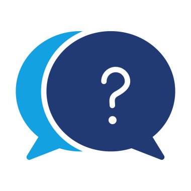 Web veya mobil uygulama için konsept renkli ikon vektör tasarımı soruluyor