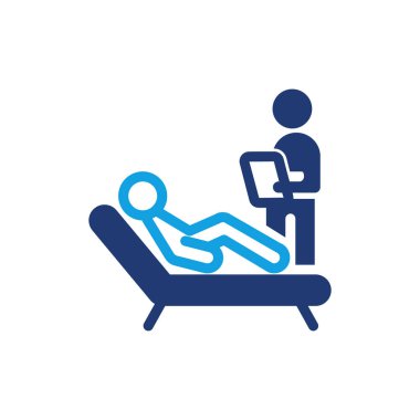 rehabilitasyon renkli ikon vektör tasarımı web veya mobil uygulama için iyidir