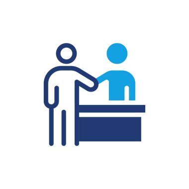 ortaklık renkli simge vektör tasarımı web ya da mobil uygulama için iyi