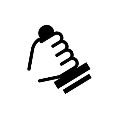 yasal damga katı simge vektör tasarımı web veya mobil uygulama için iyi