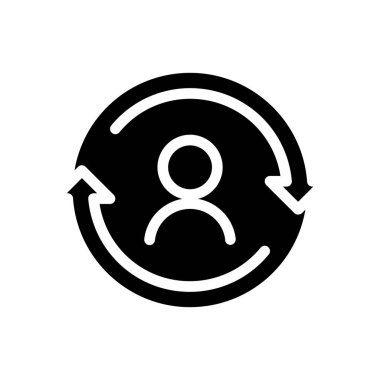 Katı simge vektör tasarımı Web veya mobil uygulama için iyi