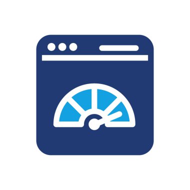 web performance colored icon vector design good for web or mobile app