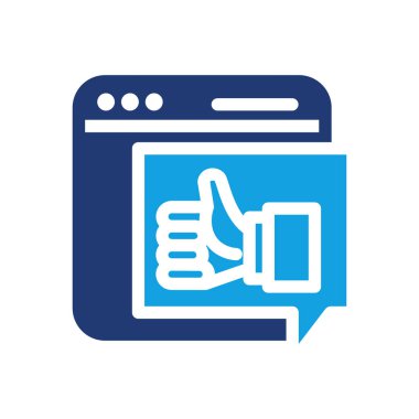 Sosyal ağ renkli simge vektör tasarımı web veya mobil uygulama için iyidir