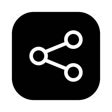 Katı simge vektör tasarımı web ya da mobil uygulama için iyi