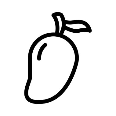 mango ana hatları simge vektör tasarımı web veya mobil uygulama için uygundur