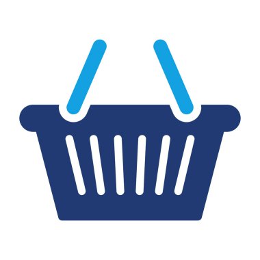 Alışveriş sepeti renkli ikon vektör tasarımı web ya da mobil uygulama için iyi