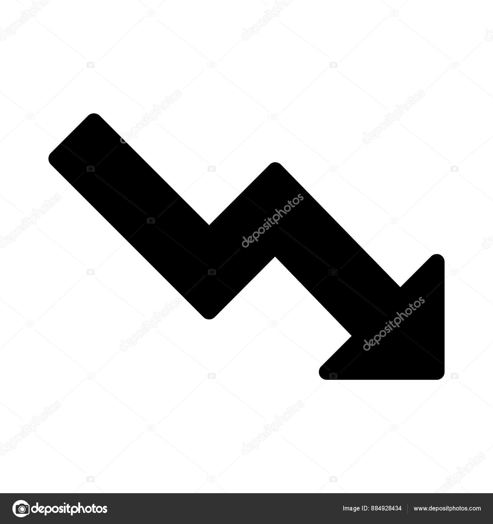 Csökkenti Szilárd Ikon Vektor Tervezés Web Vagy Mobil Alkalmazás