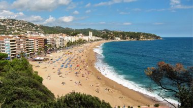 Sahilde Lloret de Mar, İspanya