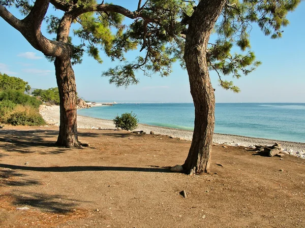 The coast of the Mediterranean Sea in Turkey — Stock Photo, Image