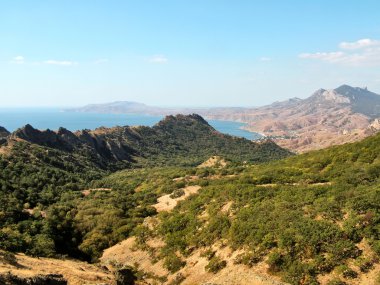 Doğu Kırım 'da tükenmiş yanardağ karadag