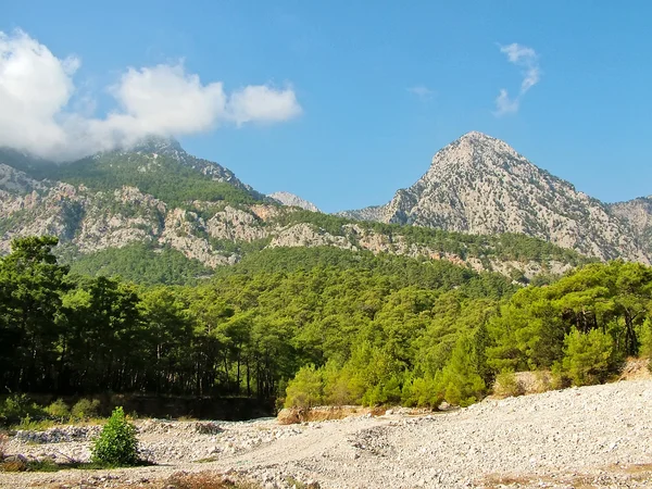 Montagnes du Taureau et forêt en automne en Turquie — Photo